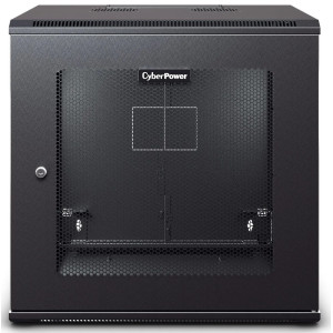 CyberPower CR12U61003 Wall Mount IT Equipment Enclosure, 132 lb. capacity, adjustable rack angles